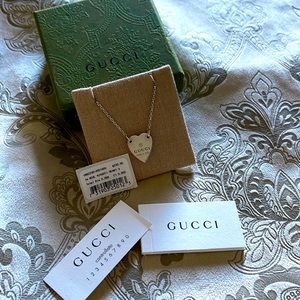 100% authentic Gucci sterling silver chain necklace